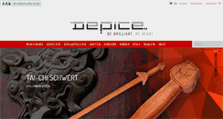 Desktop Screenshot of depice.com
